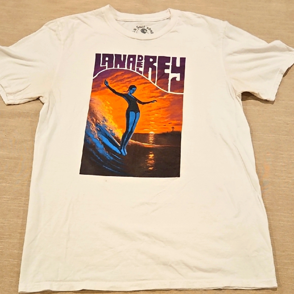 LANA DEL REY Official LDR Surf Shop Rare Merch T Shirt Size M